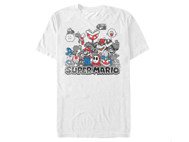 Nintendo Super Mario Color Squad T-Shirt Gallery Image 1