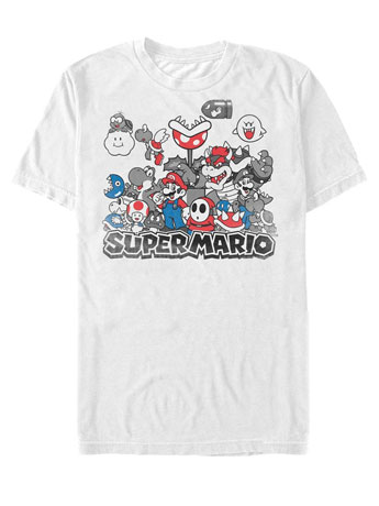 Nintendo Super Mario Color Squad T-Shirt Gallery Image 2