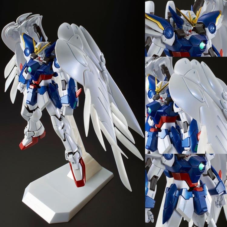 Gundam Wing: Endless Waltz MG Wing Gundam Zero EW With Drei Zwerg Exclusive 1/100 Scale Model Kit Gallery Image 7