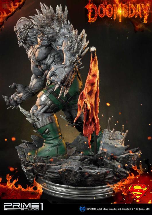 DC Comics Museum Masterline Doomsday Statue Gallery Image 4