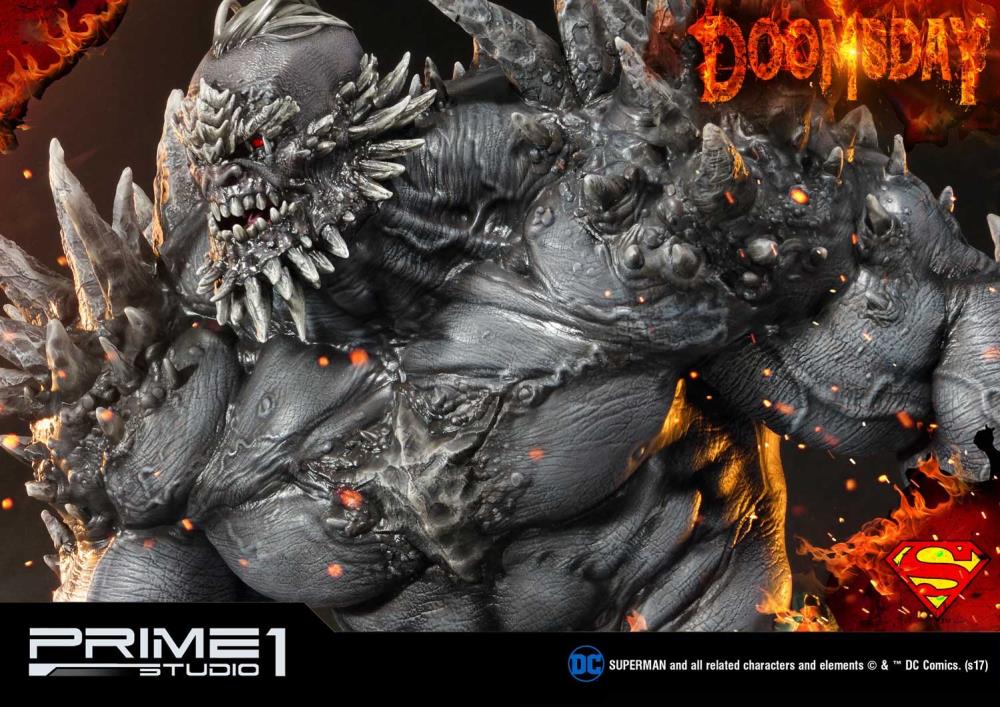 DC Comics Museum Masterline Doomsday Statue Gallery Image 9