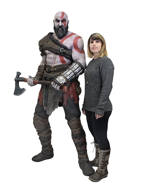 God of War Kratos Life-Size Foam Figure Gallery Image 3