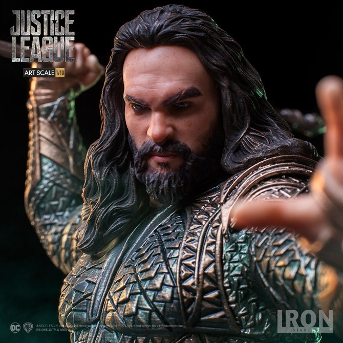 Justice League Aquaman 1/10 Art Scale Statue Gallery Image 11