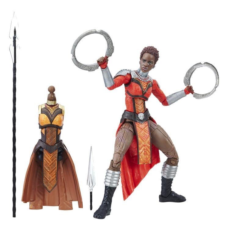 Black Panther Marvel Legends Wave 1 Set of 6 Figures (Okoye BAF) Gallery Image 7