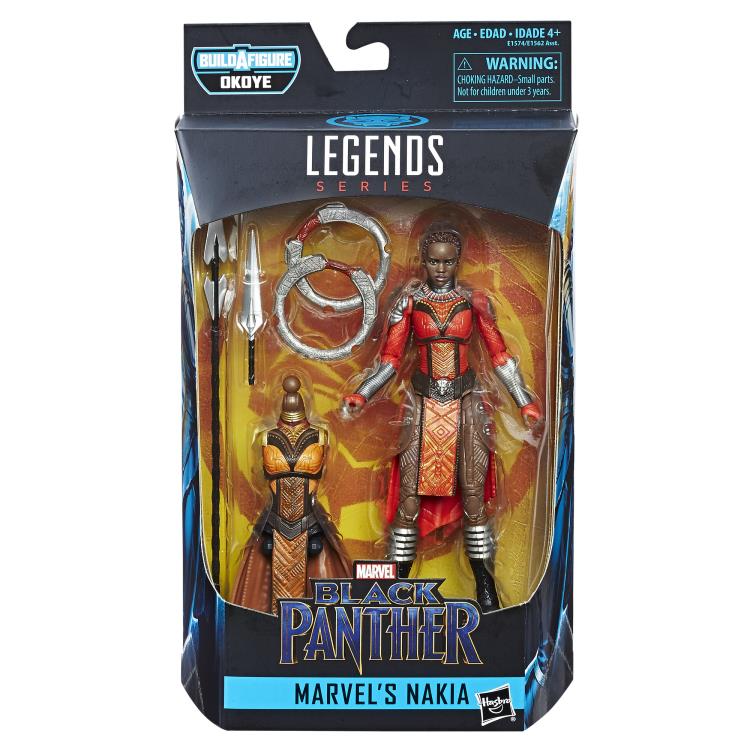Black Panther Marvel Legends Wave 1 Set of 6 Figures (Okoye BAF) Gallery Image 8