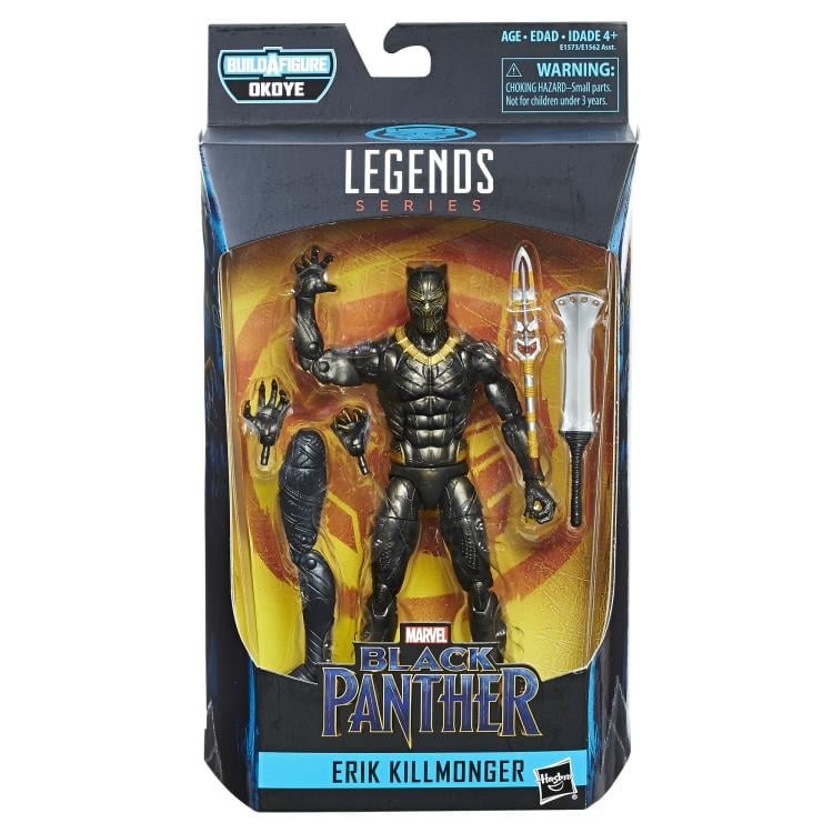 Black Panther Marvel Legends Wave 1 Set of 6 Figures (Okoye BAF) Gallery Image 6