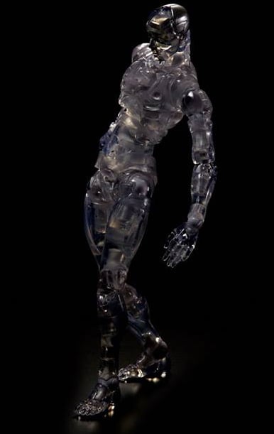 TOA Heavy Industries Synthetic Human (Clear) 1/12 Scale Figure SDCC 2017 Exclusive Gallery Image 5