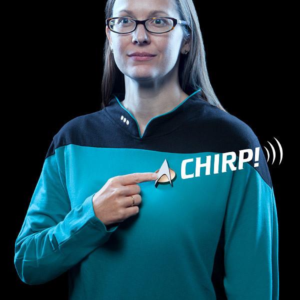 Star Trek: The Next Generation Bluetooth Communicator Badge (30th Anniversary Edition) Gallery Image 7