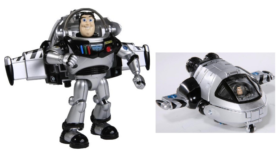 Transformers Disney Label Buzz Lightyear Spaceship (Cosmic Black Ver.) Gallery Image 3