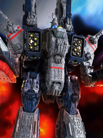 Robotech SDF-1 1/1200 Scale Diorama Vacuum Tube Digital Sound System Gallery Image 2
