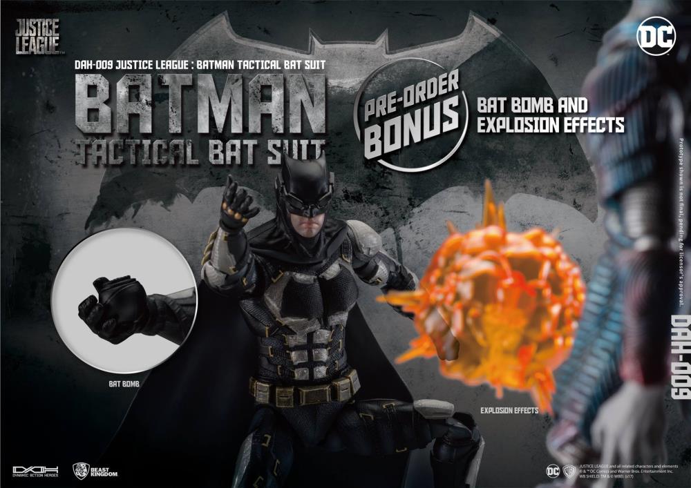 Justice League Dynamic 8ction Heroes DAH-009 Batman (Tactical Ver.) PX Previews Exclusive Gallery Image 6