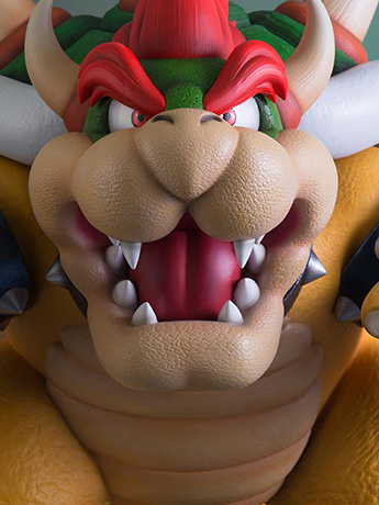 Super Mario Bowser Statue Gallery Image 2