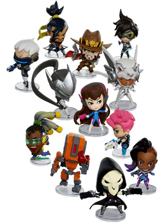 Overwatch Cute But Deadly Series 3 Box of 12 Figures Gallery Image 2