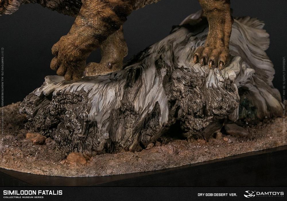 Smilodon fatalis (Dry Gobi Desert Version) MUS003B Collectible Museum Series Statue Gallery Image 8
