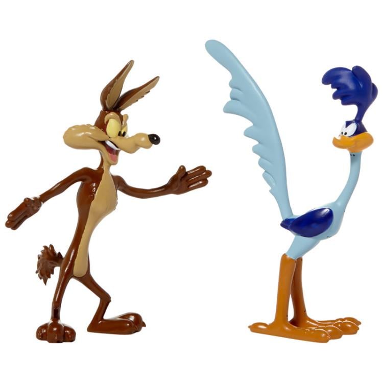 Looney Tunes Wile E. Coyote & Road Runner Bendable Figures Gallery Image 3