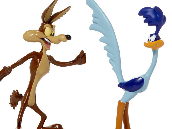 Looney Tunes Wile E. Coyote & Road Runner Bendable Figures Gallery Image 1