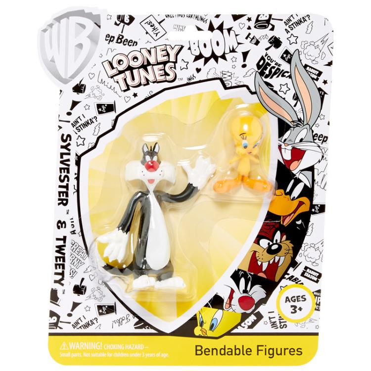 Looney Tunes Tweety & Sylvester Bendable Figures