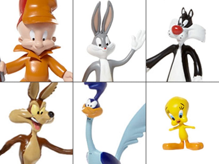 Looney Tunes Bendable Figures Set of 6