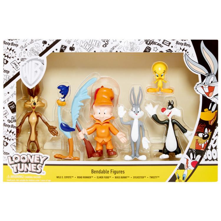 Looney Tunes Bendable Figures Set of 6