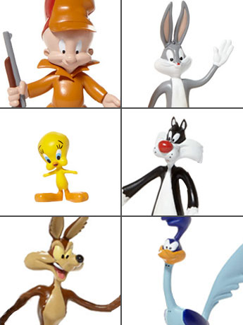 Looney Tunes Bendable Figures Set of 6 Gallery Image 2
