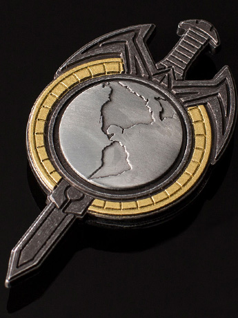 Star Trek: The Next Generation (Mirror Universe) Terran Empire Magnetic Insignia Badge Gallery Image 2