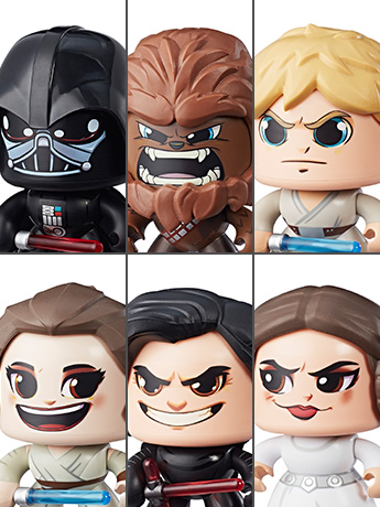 Star Wars Mighty Muggs Wave 1 Set of 6 Gallery Image 2