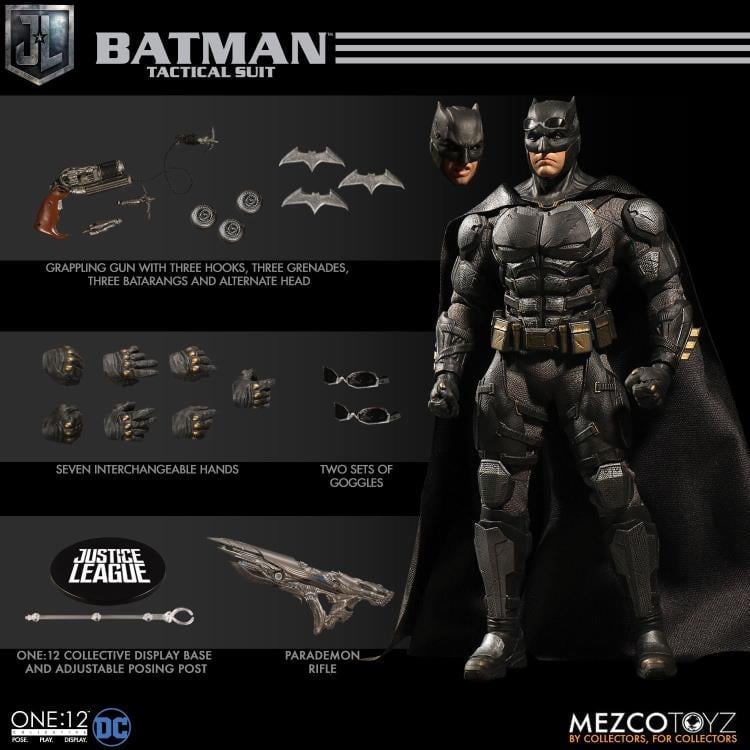 Justice League One:12 Collective Batman (Tactical Suit) Gallery Image 17