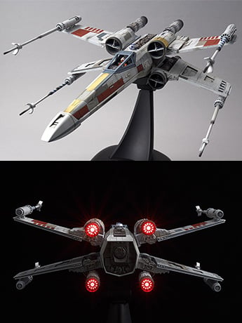 Star Wars X-Wing Starfighter (Moving Edition) 1/48 Scale Model Kit Gallery Image 2