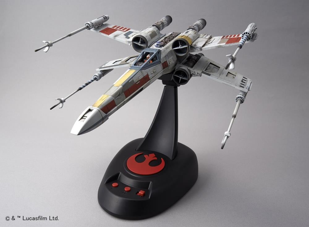 Star Wars X-Wing Starfighter (Moving Edition) 1/48 Scale Model Kit Gallery Image 6