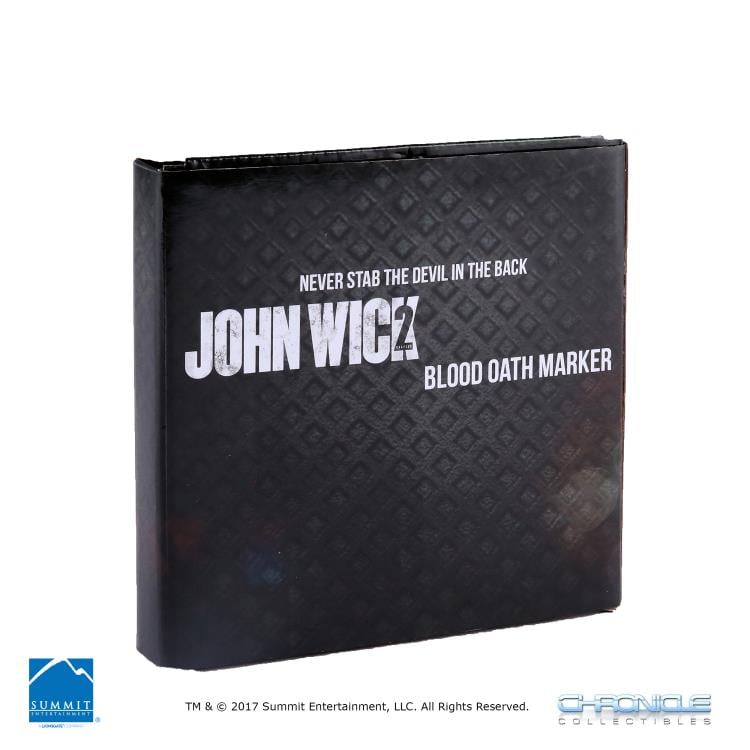 John Wick: Chapter 2 Blood Oath Marker 1/1 Scale Replica Set Gallery Image 4