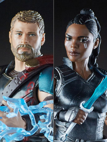 Thor: Ragnarok Marvel Legends Thor & Valkyrie Exclusive Two-Pack Gallery Image 2