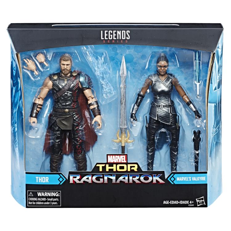 Thor: Ragnarok Marvel Legends Thor & Valkyrie Exclusive Two-Pack Gallery Image 6