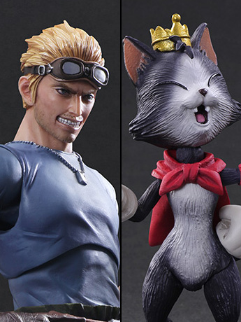 Final Fantasy Play Arts Kai Cid Highwind & Cait Sith Gallery Image 2