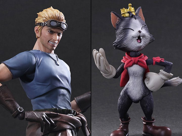 Final Fantasy Play Arts Kai Cid Highwind & Cait Sith Gallery Image 1