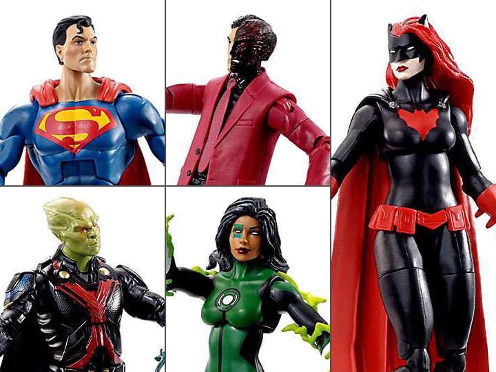 DC Comics Multiverse Wave 8 Set of 5 Figures (Collect & Connect Clayface) Gallery Image 1