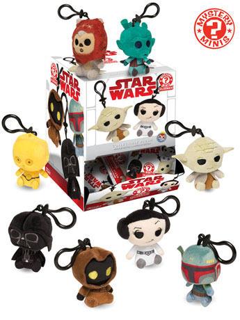 Star Wars Mystery Minis Box of 18 Keychain Plush Gallery Image 2