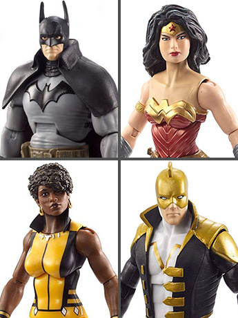 DC Comics Multiverse Wave 9 Set of 4 Figures (Collect & Connect Rebirth Lex Luthor) Gallery Image 2