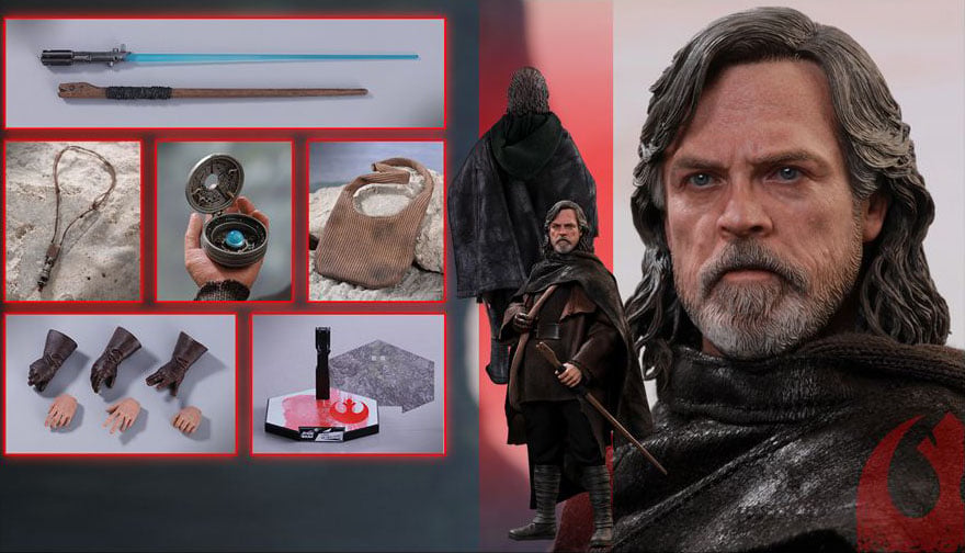 Star Wars: The Last Jedi MMS457 Luke Skywalker 1/6th Scale Collectible Figure Gallery Image 7