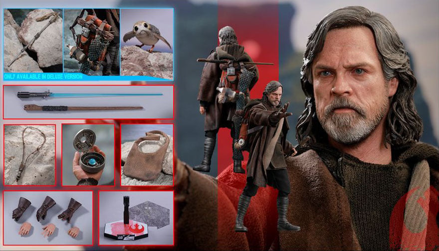 Star Wars: The Last Jedi MMS458 Luke Skywalker (Deluxe) 1/6th Scale Collectible Figure Gallery Image 16