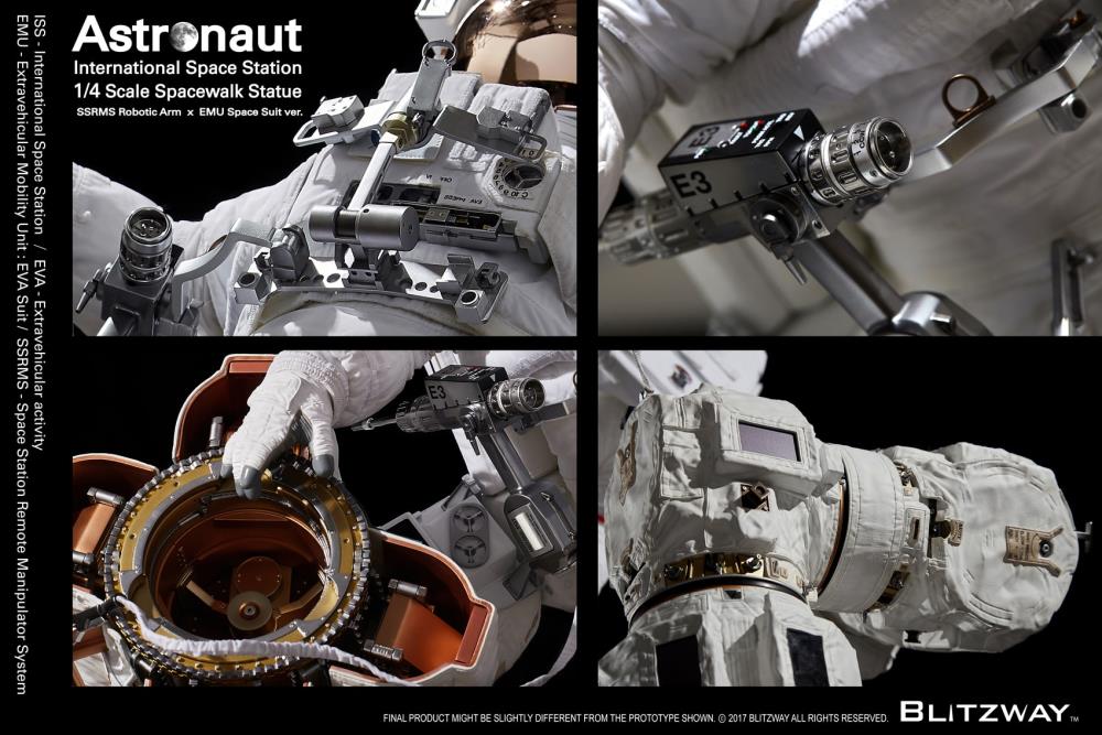 The Real Astronaut (ISS EMU ver.) 1/4 Scale Statue Gallery Image 14