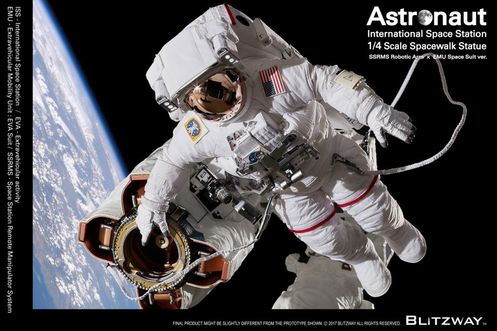 The Real Astronaut (ISS EMU ver.) 1/4 Scale Statue Gallery Image 6