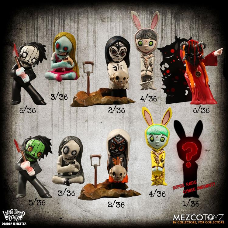 Living Dead Dolls Blind Box Figures: Resurrection Series 1 Box of 12 Gallery Image 3