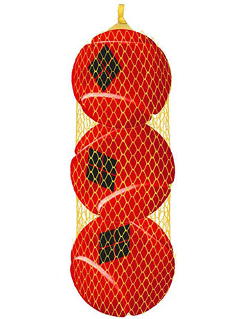 DC Comics Harley Quinn Squeaky Tennis Ball Dog Toy Three-Pack Gallery Image 2