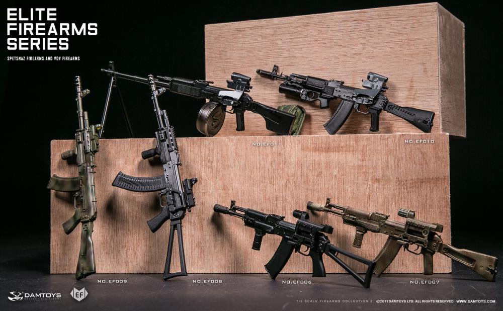 1/6 Scale Damtoys Elite Firearms Series 2 AK-105 Set (Camo)