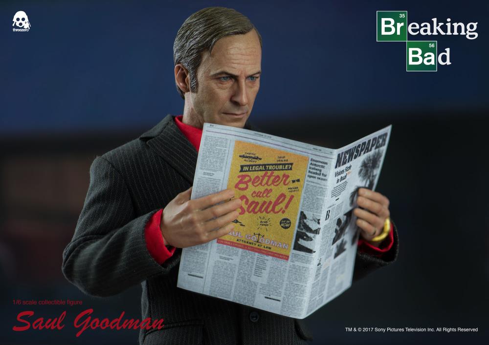 Breaking Bad Saul Goodman 1/6 Scale Collectible Figure Gallery Image 7