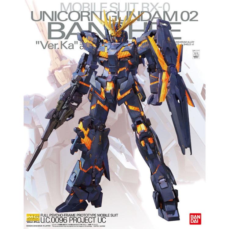 Mobile Suit Gundam Unicorn MG Unicorn Gundam 02 Banshee (Ver. Ka) 1/100 Scale Model Kit Gallery Image 8