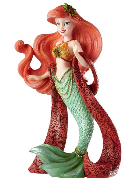 The Little Mermaid Disney Showcase Holiday Ariel & Flounder Figurines Gallery Image 4