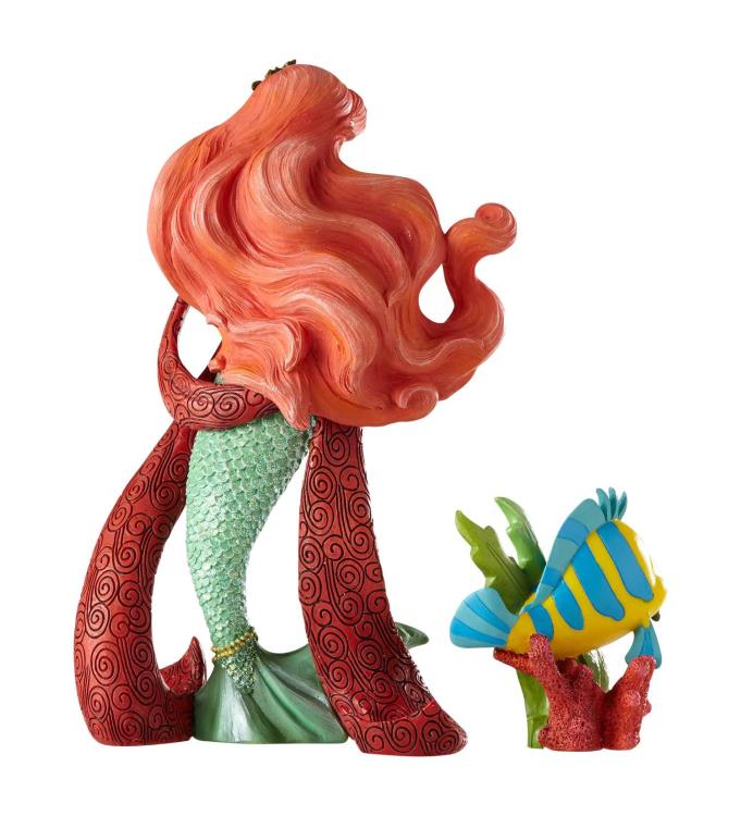 The Little Mermaid Disney Showcase Holiday Ariel & Flounder Figurines Gallery Image 3