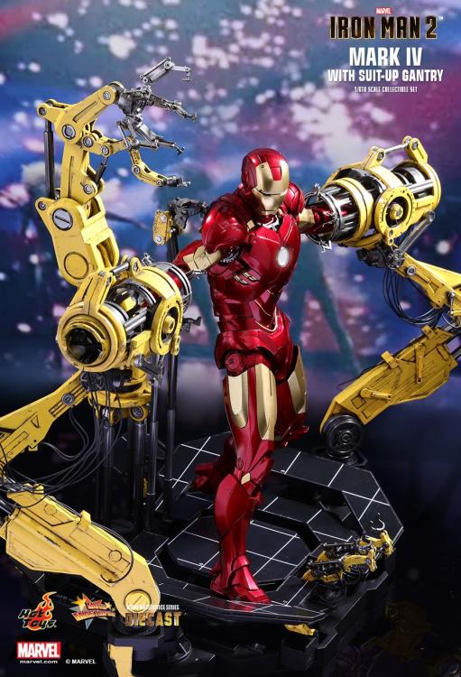 Iron Man 2 MMS462D22 Iron Man Mark IV 1/6th Scale Figure with Suit-Up Gantry Gallery Image 4