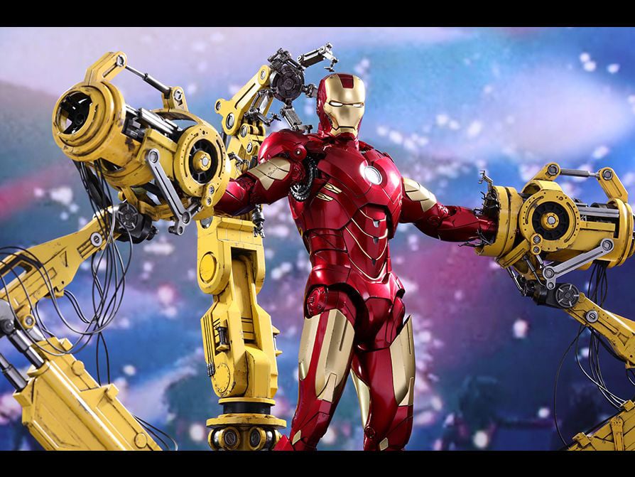 Iron Man 2 MMS462D22 Iron Man Mark IV 1/6th Scale Figure with Suit-Up Gantry Gallery Image 13